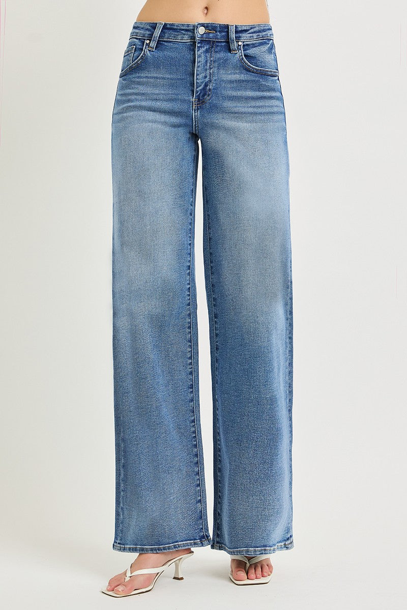 Slouchy Wide Leg Jeans