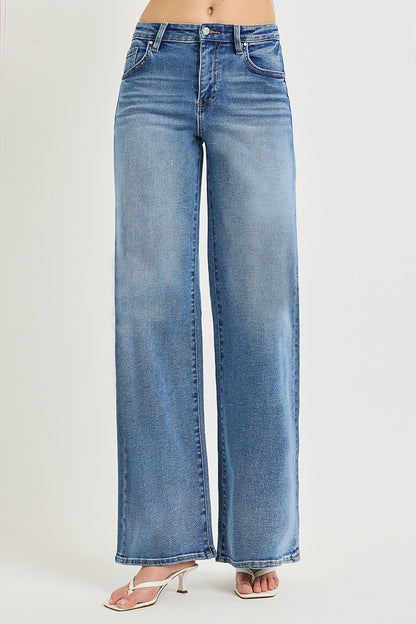 Slouchy Wide Leg Jeans