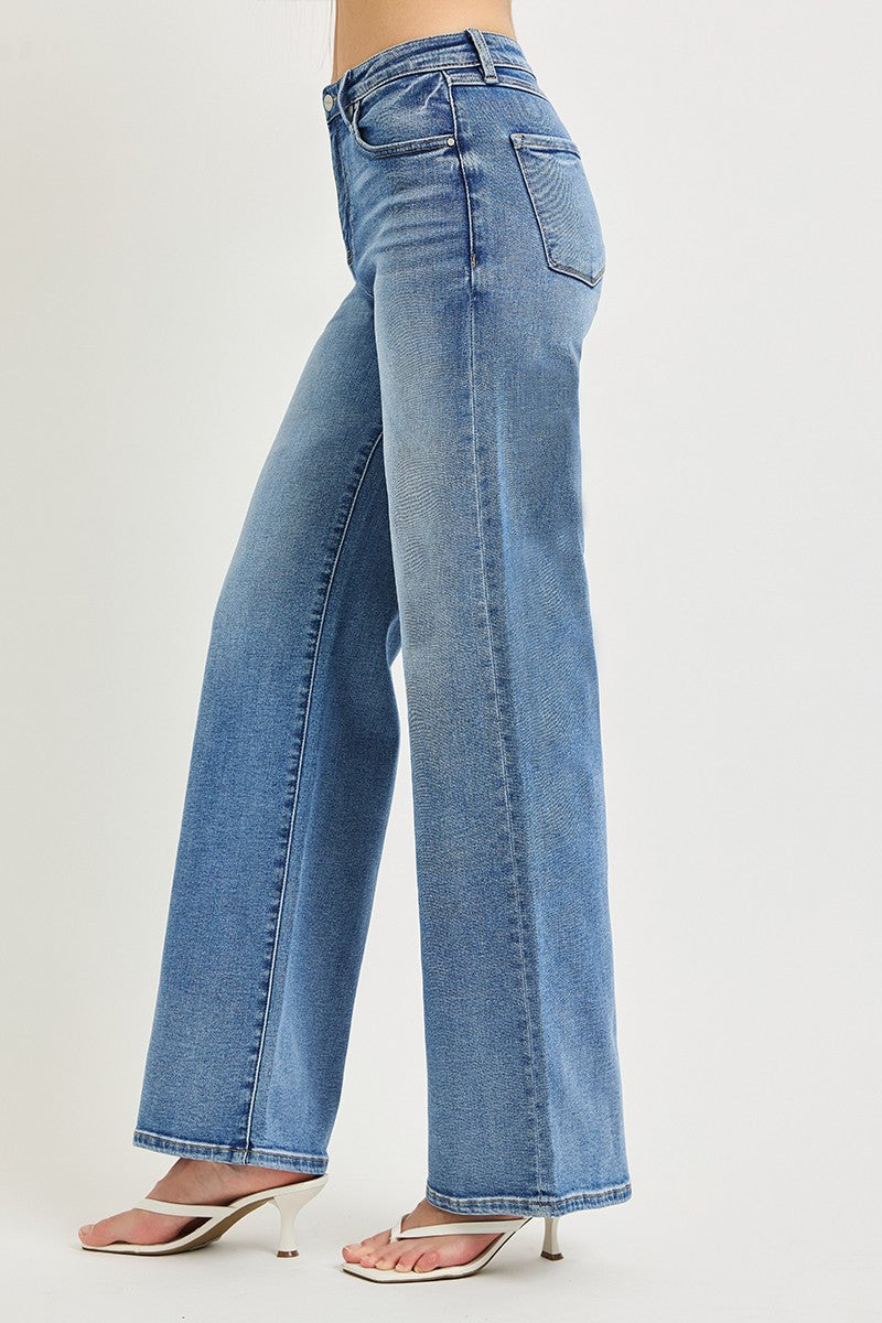 Slouchy Wide Leg Jeans