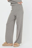 High-Rise Sweater Knit Pants