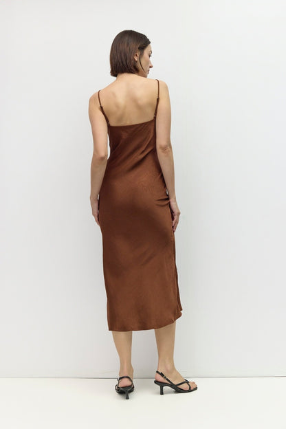 The Jasmine Satin Bias-Cut Dress
