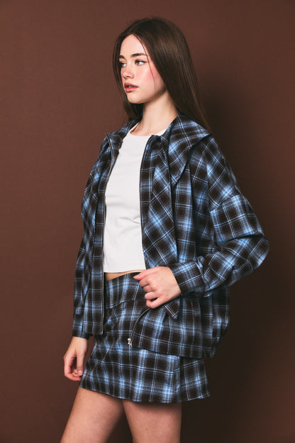 Scarf Detail Boxy Jacket