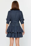 Two Tier Denim Dress