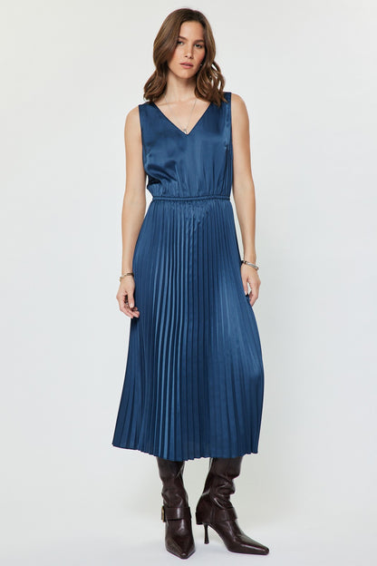 Pullover Sweater Dress Set Navy