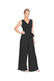 Jumpsuit with Tie Waist Black