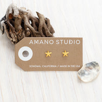 Tiny Starfish Stud Earrings
