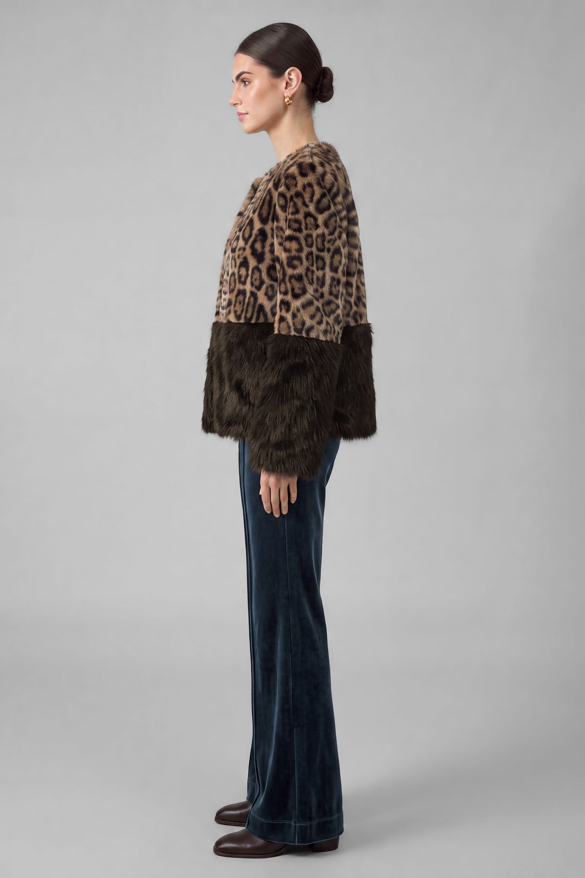 Leopard Faux Fur Jacket