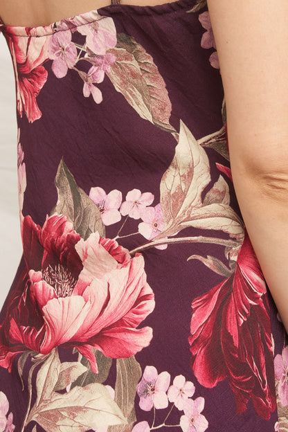 Sleeveless Cowl Neck Maxi Dress