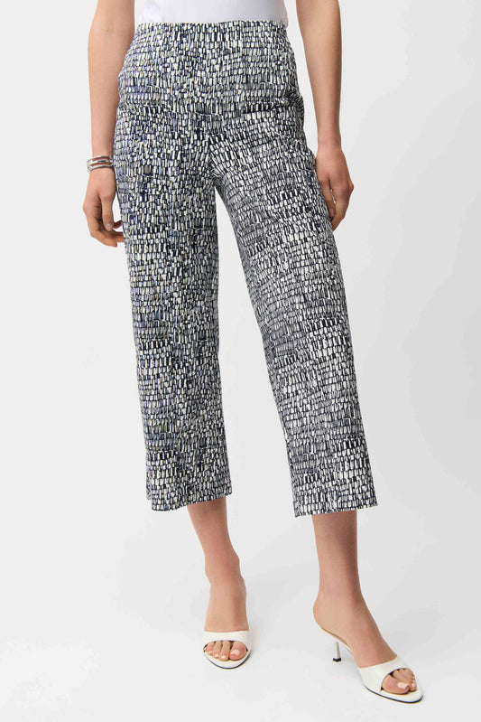 Abstract Print Pull-On Culotte