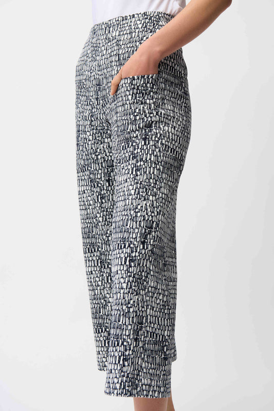 Abstract Print Pull-On Culotte