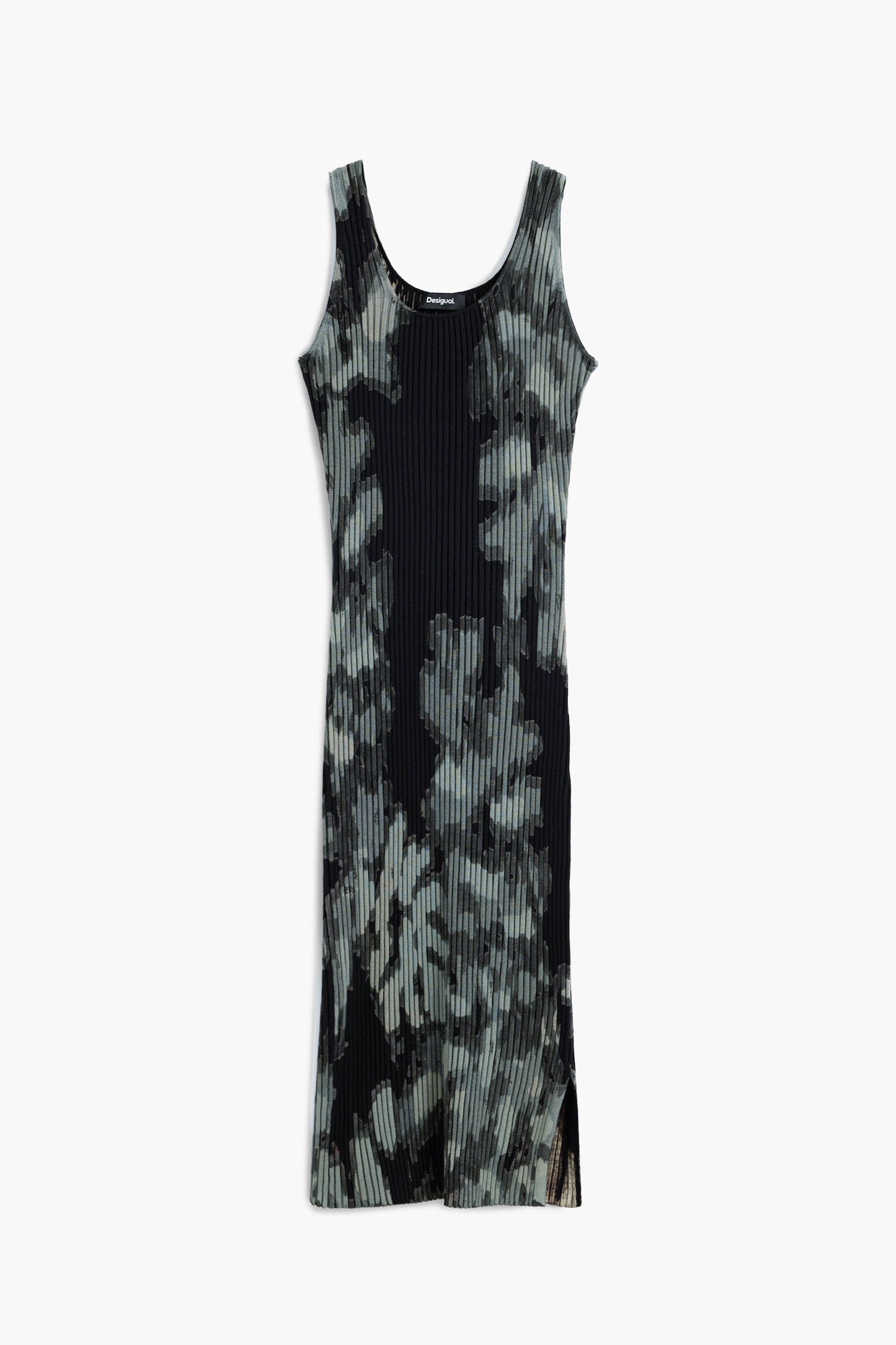 2-In-1 Floral Knit Dress