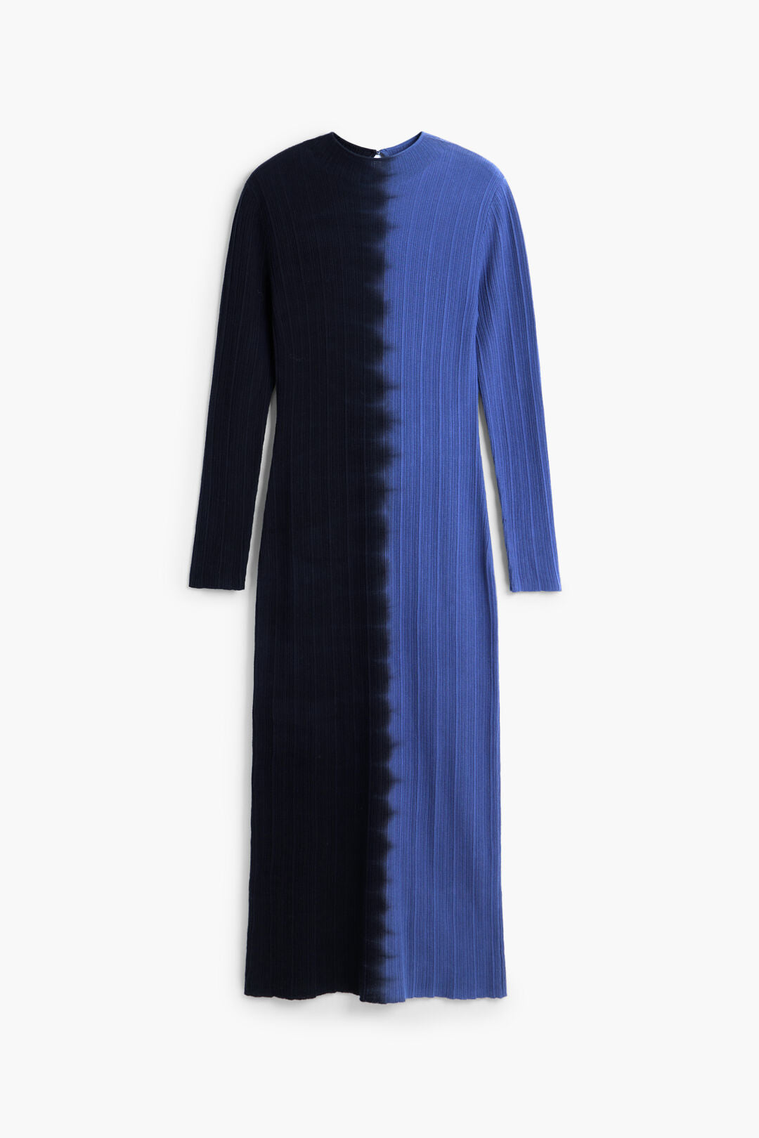 Two-Tone Long Sleeve Dress
