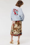 Vanessa Printed Oriental Midi Skirt
