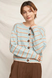 Blue Stripe Cardigan