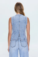 Gia Fitted Collarless Vest