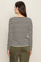 Long Sleeve Stripe Boatneck Tee