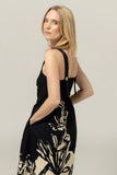 Janie Dress Midnight Lagoon