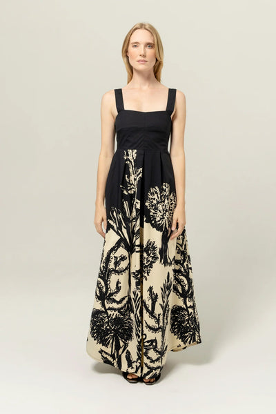 Janie Dress Midnight Lagoon