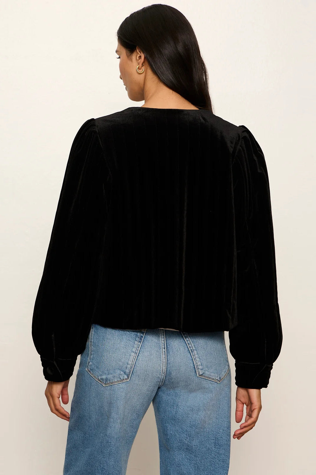 Pepper Velvet Collarless Jacket