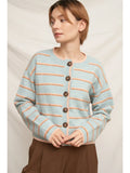 Blue Stripe Cardigan