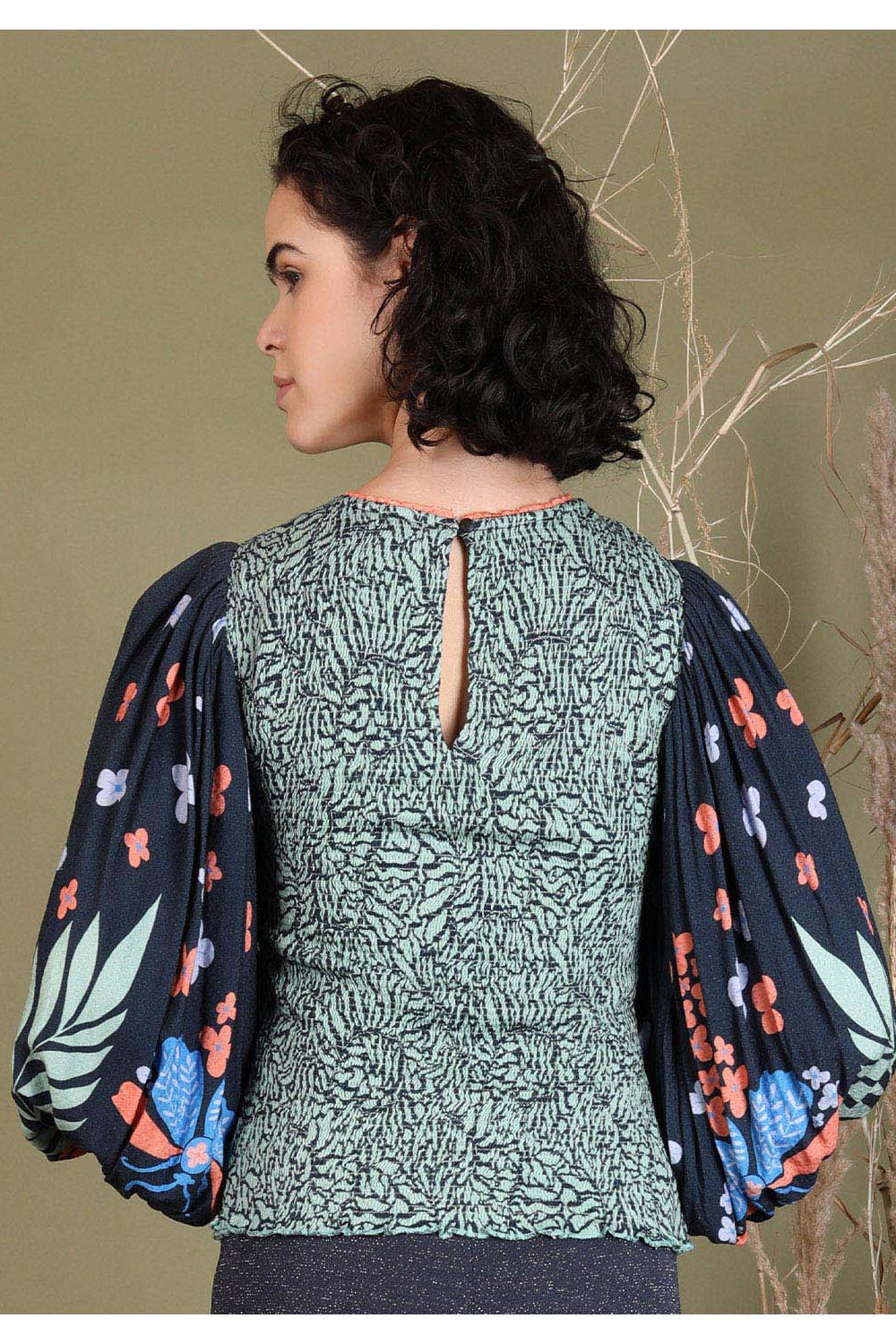 Rilya Smocked Bodice Top