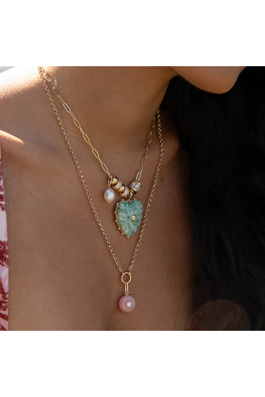 Bon Bon Pink Jade Charm