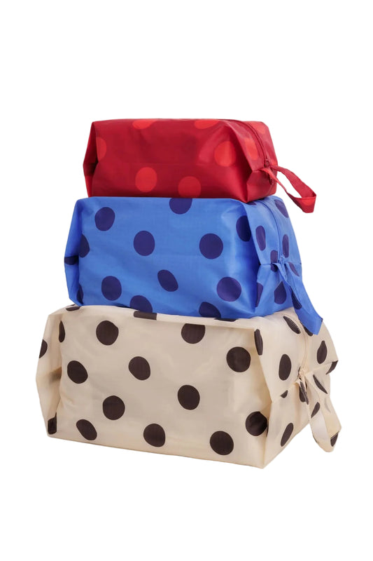 3D Zip Set Polka Dot Mix