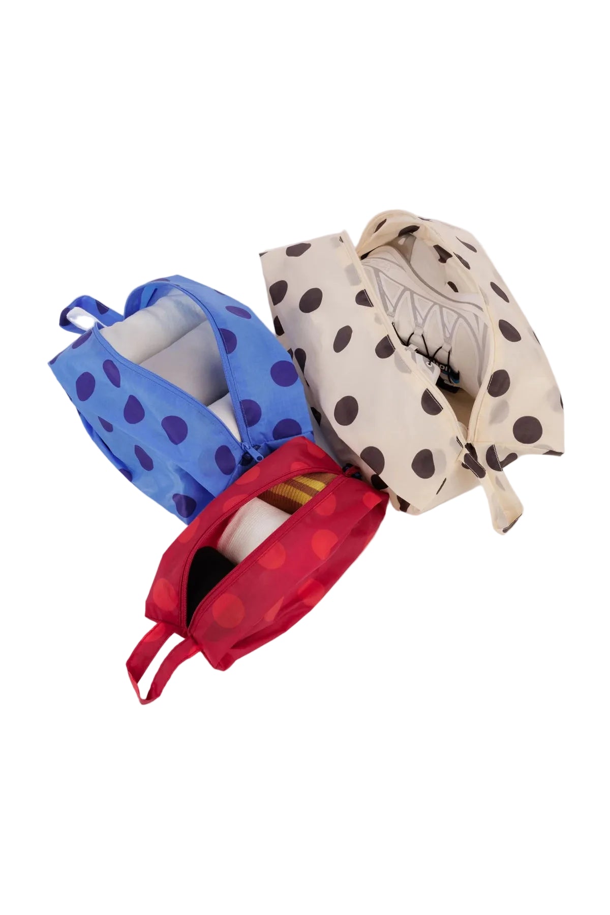3D Zip Set Polka Dot Mix