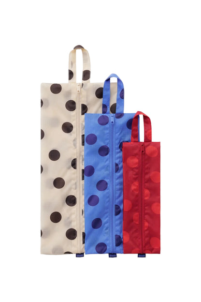 3D Zip Set Polka Dot Mix