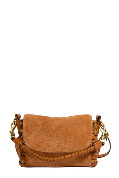 Zen Mini Crossbody Caramel Suede