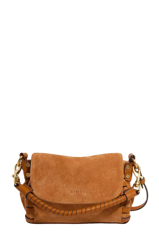 Zen Mini Crossbody Caramel Suede