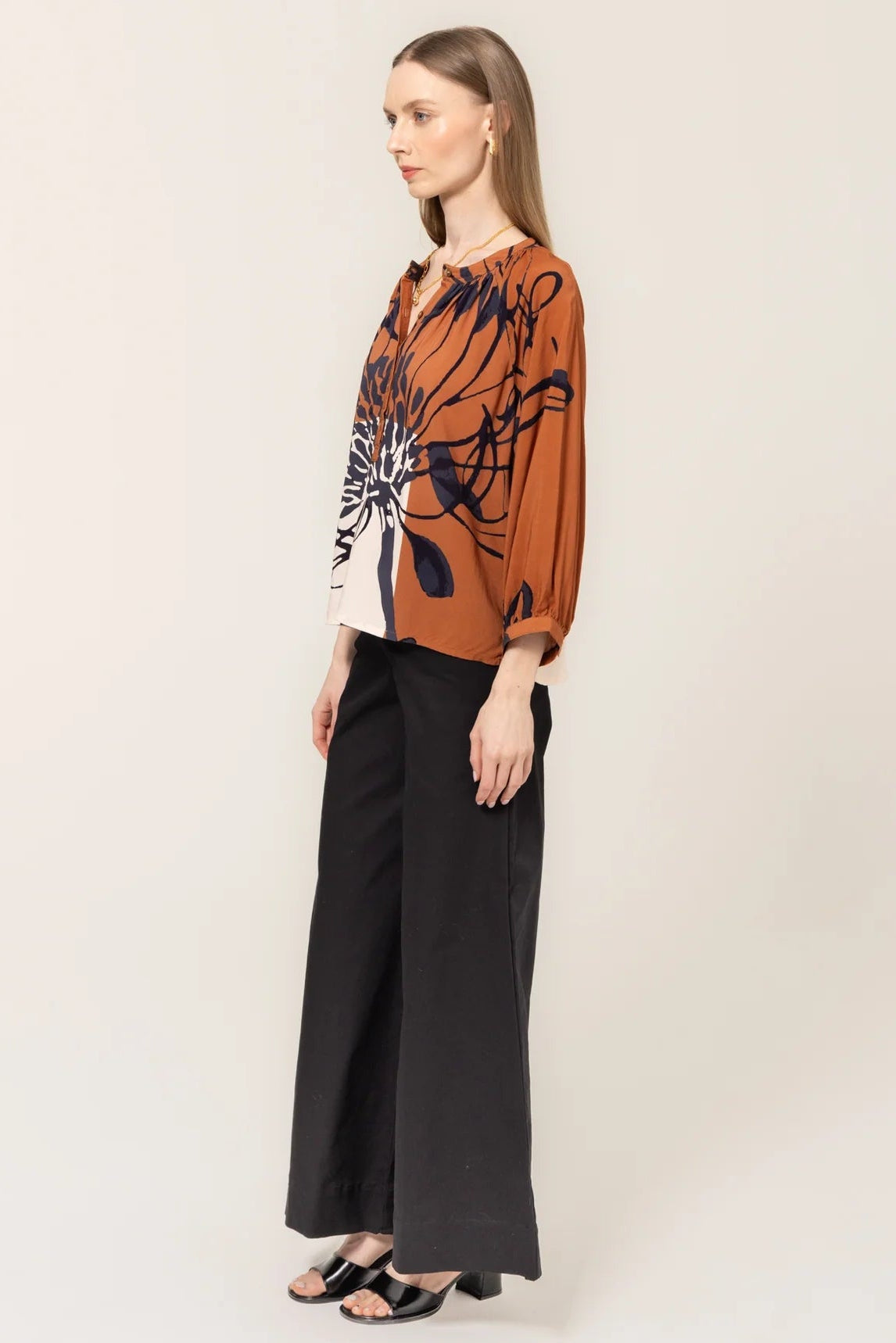 3/4 Sleeve Opal Top