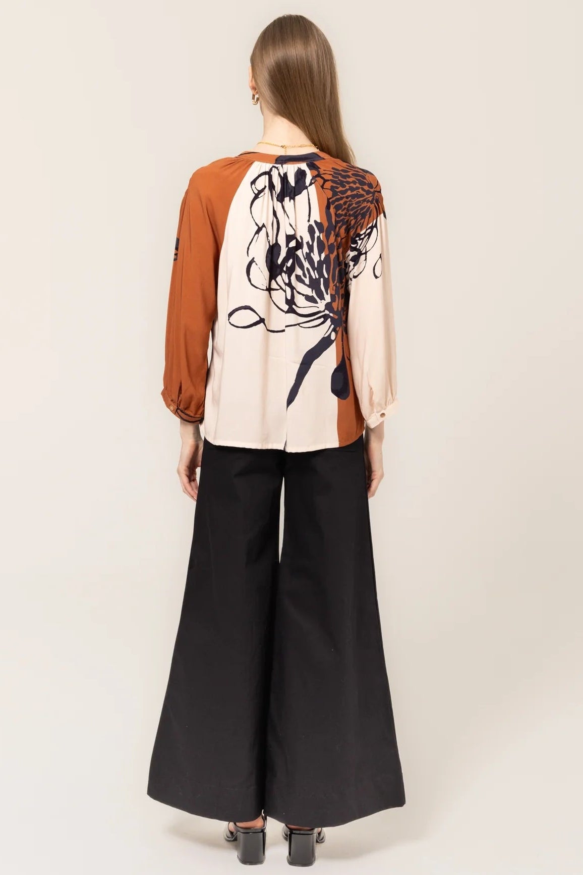 3/4 Sleeve Opal Top
