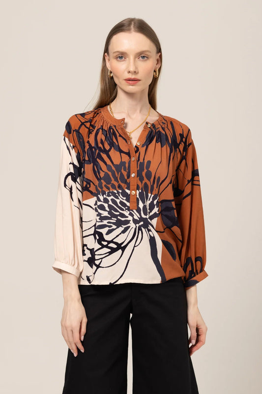 3/4 Sleeve Opal Top