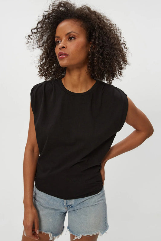 Luca Bubble Tee Black