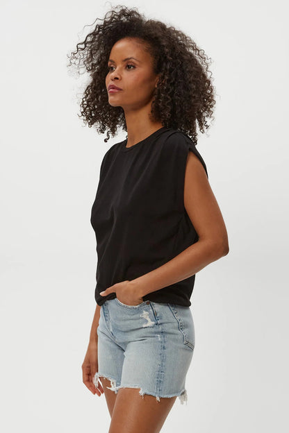 Luca Bubble Tee Black