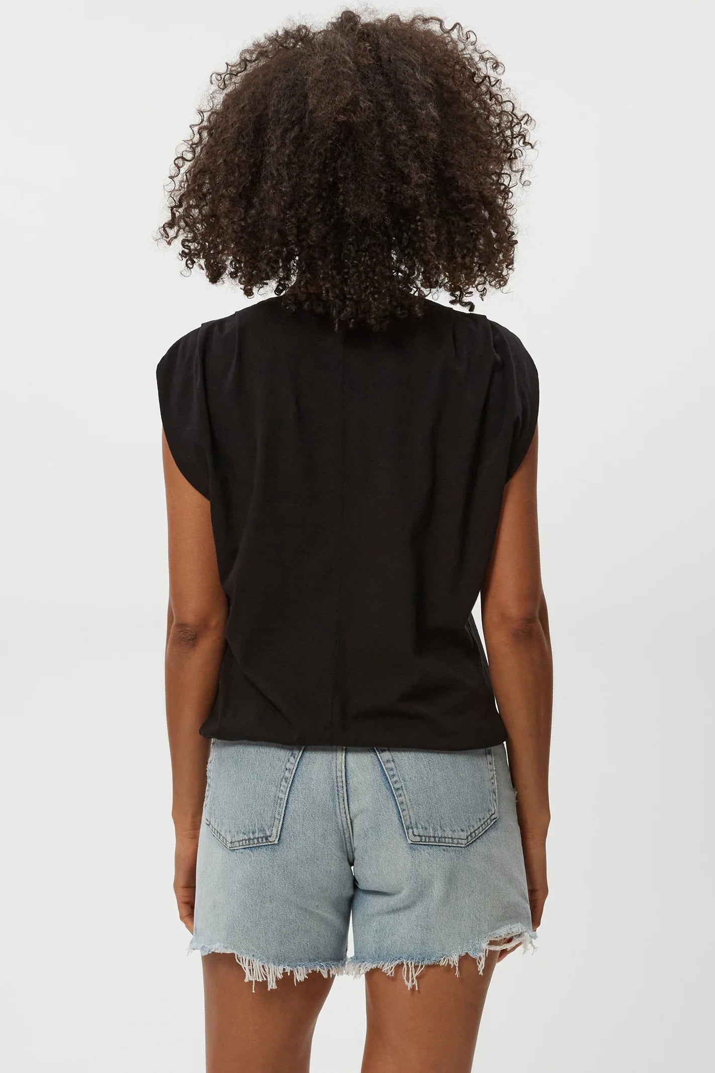 Luca Bubble Tee Black