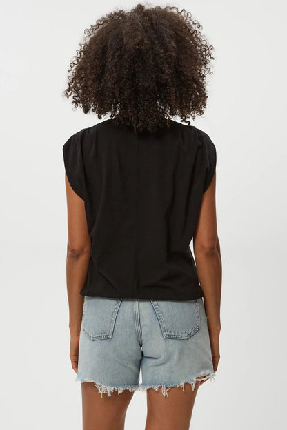 Luca Bubble Tee Black