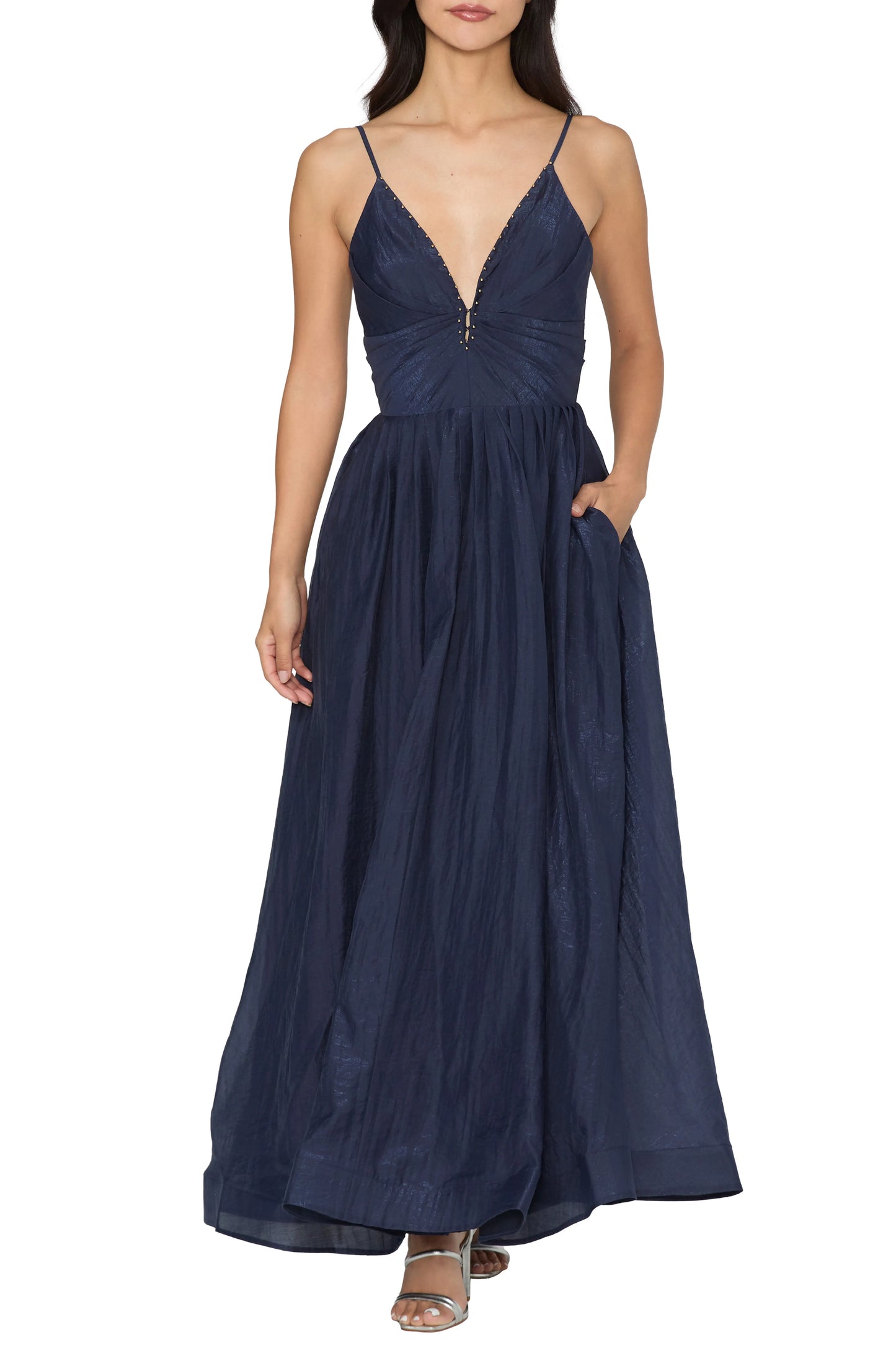 Sloan Bead Accent Maxi Dress