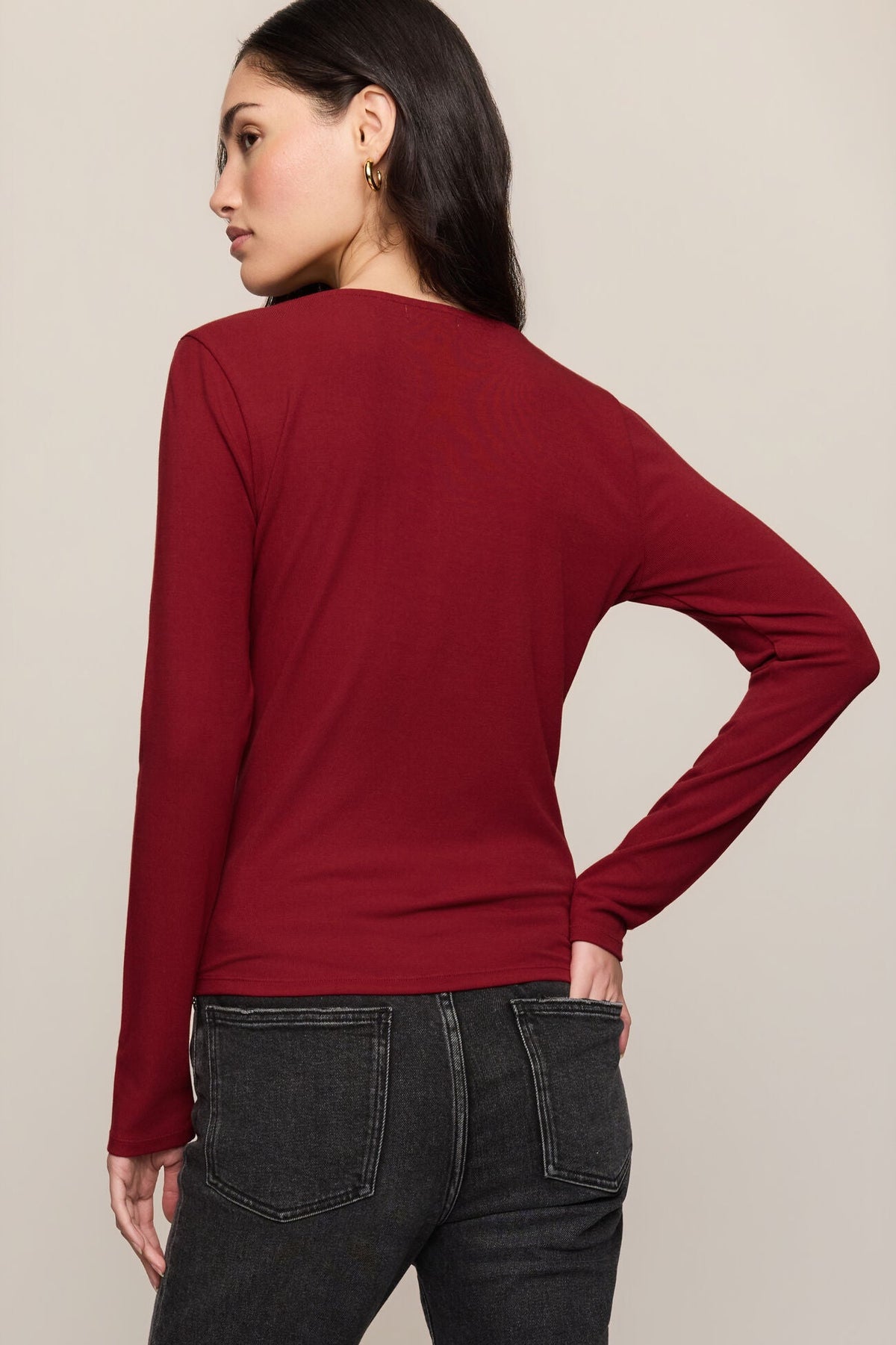 Nolita Nights Top Red Dahlia