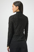Textured High Neck Pullover Top