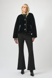 Bonded Faux Fur Boxy Jacket