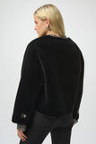 Bonded Faux Fur Boxy Jacket