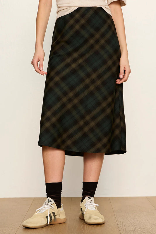 Favorite Plaid Slip Skirt