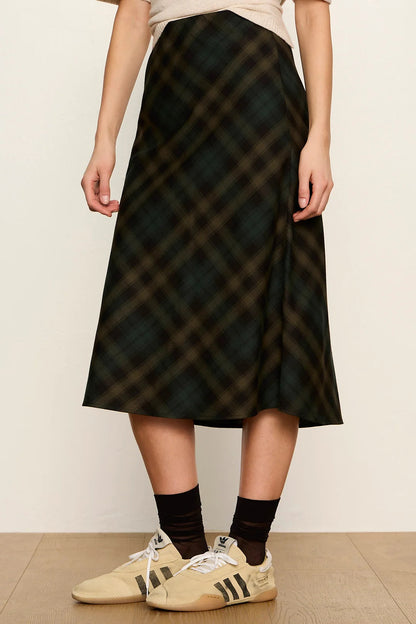 Favorite Plaid Slip Skirt