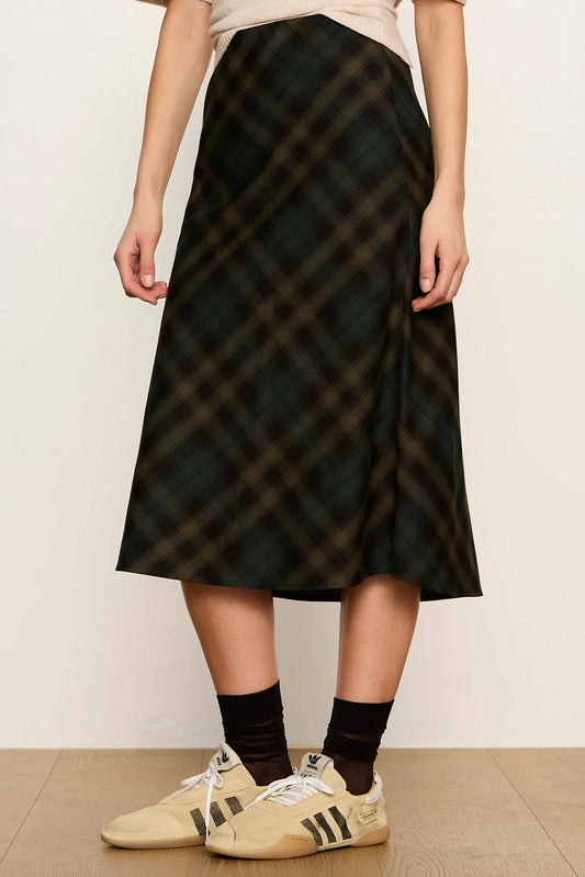 Favorite Plaid Slip Skirt