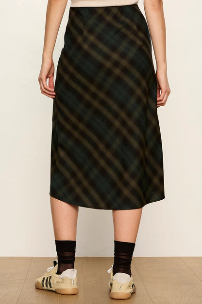 Favorite Plaid Slip Skirt