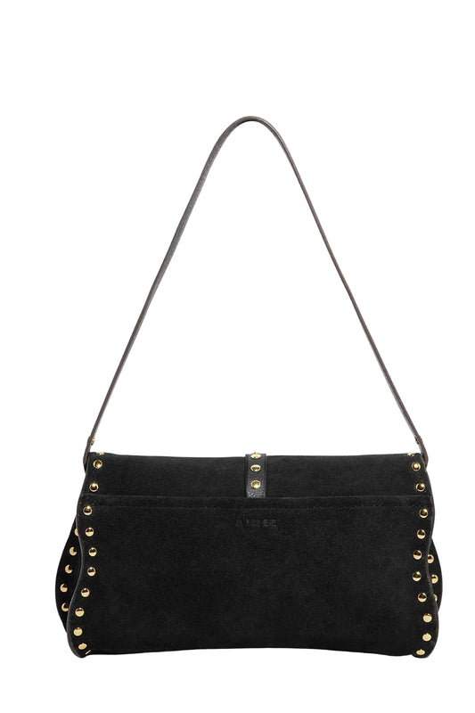 Amour Baguette Black Suede