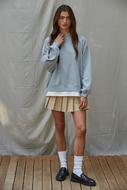 Crewneck Sweatshirt Top