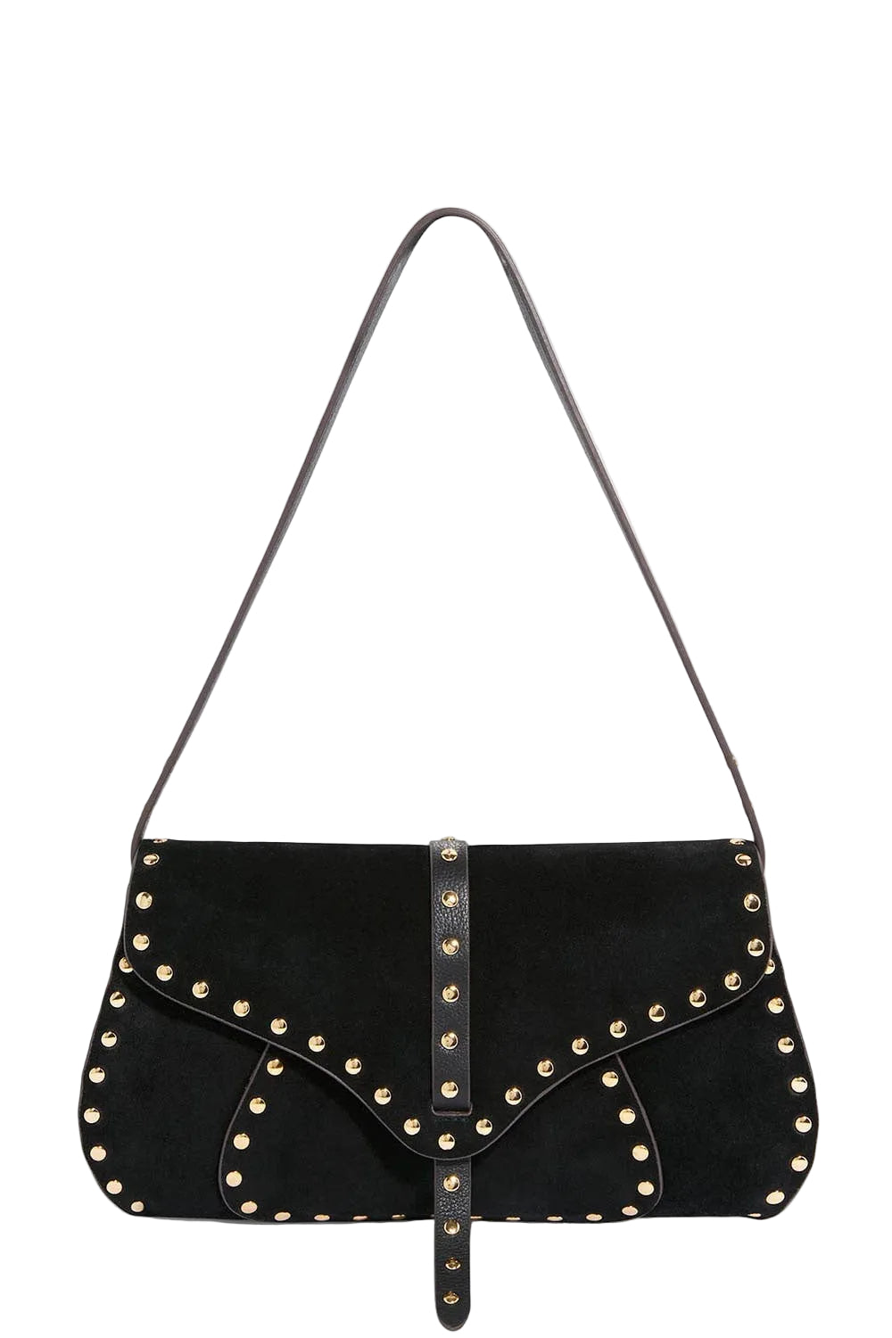 Amour Baguette Black Suede
